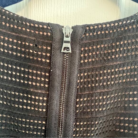 BCBGMaxazria Dress Size Small Cassandra A-line Sheer cut out Lined Sexy Mini - Picture 6 of 10